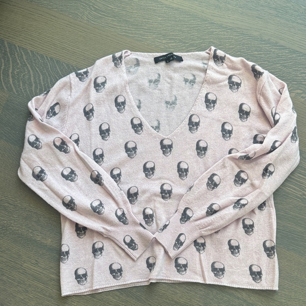 Pink Skull cashmere Sweater